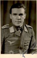 Delcampe - Ritterkreuzträger Unterschrift Gapp, Franz Auf Foto-AK - Guerre 1939-45