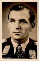 Delcampe - Ritterkreuzträger Unterschrift Ihlefeld Major Als Feldpost 1943 - War 1939-45