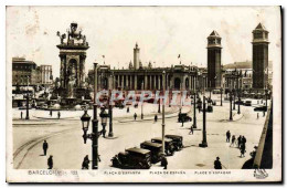 Delcampe - CPA Barcelona Placa D'Espanya Plaza De Espana - Barcelona