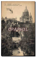 Delcampe - CPA Paris Le Sacre Coeur Et Le Funiculaire De Montmartre - Sacré-Coeur