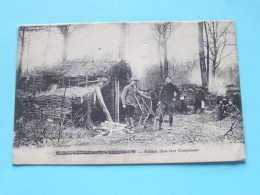 Delcampe - Soldats Dans Leur Campement ( Edit.: Ve Duhautpas ) Anno 19?? ( Zie / Voir Scan ) ! - Manoeuvres