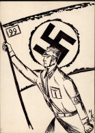 Delcampe - SA-WK II - SA - 99 Sign. Künstlerkarte - Beschrieben 1935 I-II - War 1939-45
