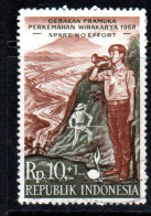 Delcampe - INDONESIA INDONÉSIE 1968 SURTAX FOR WIRAKARYA SCOUT BUGLER SCOUTS  SCOUTISM 10+1r MNH - Indonesien