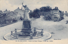 Delcampe - 47 - MARMANDE : La Statue Du Droit Civique, Route Des Landes - Marmande