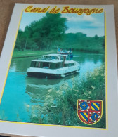 Delcampe - CPA CPSM REGION  BOURGOGNE CANAL DE BOURGOGNE ECRITE - Bourgogne