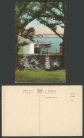 Delcampe - Bermuda Old Colour Postcard PAGET Harbour Sailing Boat Boats Panorama - Bermuda