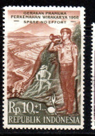 Delcampe - INDONESIA INDONÉSIE 1968 SURTAX FOR WIRAKARYA SCOUT BUGLER SCOUTS  SCOUTISM 10+1r MNH - Indonesien