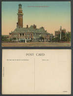 Delcampe - Australia Old Postcard Head Fire Station Melbourne Tram Tramway Street Scene Vic - Autres & Non Classés