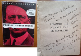Delcampe - C1  Michel CHRESTIEN L Homme Qui N Avait Pas De Moustache SF Envoi DEDICACE SIGNED Jacques Silberfeld - Andere & Zonder Classificatie