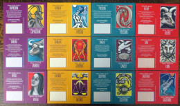 Delcampe - 12 Calendriers De Poche 2013 Les 12 Signes Du Zodiaque Horoscope Astrologie  Illustrateur André Sablé - Petit Format : 1991-00