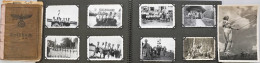 Delcampe - WK II Foto Lot Mit Ca. 100 Fotos Und 1 Soldbuch - Weltkrieg 1939-45