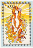 Delcampe - CPSM / CPM 10.5 X 15 Signe Du Zodiaque Astrologie Horoscope VIERGE Illustrateur G. Guillou Série Charme - Astrologie