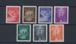 Delcampe - 1947 Vaticano, Posta Aerea A9/A15, Nuovi Tipi 7 Valori, MNH** - Luftpost