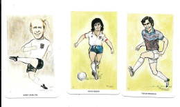 Delcampe - BN31 - FLIK CARDS - TREVOR BOOKING - BOBBY CHARLTON - KEVIN KEEGAN - Trading Cards