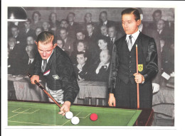 Delcampe - GF1060 - IMAGE MARGARINE LEEUWENZEGEL - BILLARD - KEES DE RUYTER - JAN DOMMERING - PIET VAN DE POL - Billard
