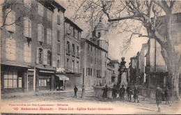Delcampe - BEDARIEUX Place Cot Eglise Saint Alexandre 21(scan Recto-verso) MA1220 - Bedarieux