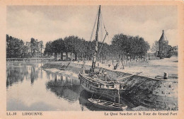 Delcampe - LIBOURNE Le Quai Souchet Et La Tour Du Grand Port 24(scan Recto-verso) MA1218 - Libourne