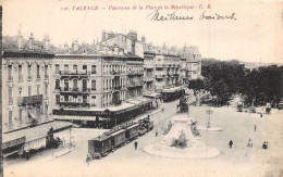 Delcampe - VALENCE Panorama De La Place De La Republique 14(scan Recto-verso) MA1216 - Valence