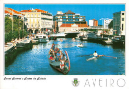 Delcampe - PORTUGAL AVEIRO Canal Central E Centro Da Cidade 11(scan Recto-verso) MA1212 - Aveiro