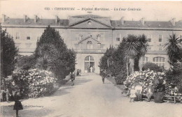 Delcampe - CHERBOURG Hopital Maritime La Cour Centrale 9(scan Recto-verso) MA1202 - Cherbourg