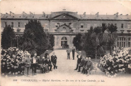 Delcampe - CHERBOURG Hopital Maritime Un Coin De La Cour Centrale 7(scan Recto-verso) MA1202 - Cherbourg