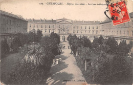 Delcampe - CHERBOURG Hopital Maritime La Cour Interieure 3(scan Recto-verso) MA1202 - Cherbourg