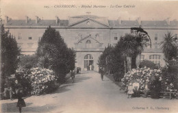 Delcampe - CHERBOURG Hopital Maritime La Cour Centrale 2(scan Recto-verso) MA1202 - Cherbourg