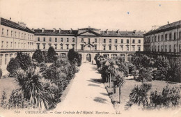 Delcampe - CHERBOURG Cour Centrale De L Hopital Maritime 1(scan Recto-verso) MA1202 - Cherbourg