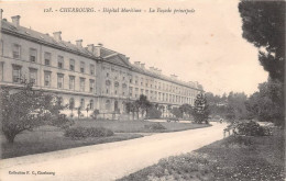 Delcampe - CHERBOURG Hopital Maritime La Facade Principale 20(scan Recto-verso) MA1202 - Cherbourg