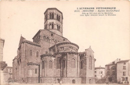 Delcampe - ISSOIRE Eglise Saint Paul Batie Au XIIe Siecle Par Les Benedictins 9(scan Recto-verso) MA1236 - Issoire