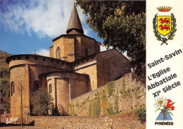 Delcampe - Environs D ARGELES GAZOST SAINT SAVIN L Eglise Abbatiale 34(scan Recto-verso) MA1230 - Argeles Gazost