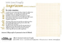 Delcampe - SAINT JEAN D ANGELY Angeriacum Les Voies Romaines 11(scan Recto-verso) MA1253 - Saint-Jean-d'Angely