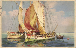 Delcampe - CPA Bateau Voilier - Fischerei