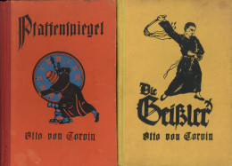Delcampe - Buch WK II Pfaffenspiegel (Rudolstädter Ausgabe) Und Die Geißler Von Otto Von Corvin - Weltkrieg 1939-45