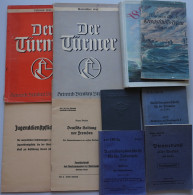 Delcampe - Buch WK II Versch. Bücher Und Hefte, U.a. 2 Ausg. Der Türmer, Seeteufel, Ausbildungsvorschriften Infanterie Und Pioniere - Weltkrieg 1939-45