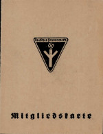 Delcampe - WK II Dokumente - MITGLIEDSKARTE DEUTSCHES NS-FRAUENWERK Mit Beitragsmarken 1937-38 I-II - Weltkrieg 1939-45