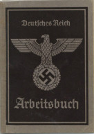 Delcampe - WK II Dokumente - NS-ARBEITSBUCH 1936-1941 RUMBURG I-II - Weltkrieg 1939-45