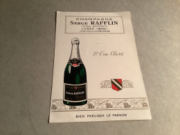 Delcampe - 51/ Carte De Visite Rallye La Montagne Champagne Serge Rafflin Ludes - Visitenkarten