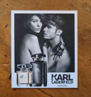 Delcampe - Carte Karl Lagerfeld  R/v - Modern (ab 1961)