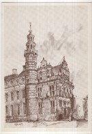Delcampe - 's-Gravenhage - Het Oude Stadhuis - (Nederland/Holland) - Tekening: Marius Jansen - Den Haag ('s-Gravenhage)