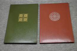 Delcampe - Vintage Ussr Latvian Large Folders With Document Covers Lot 2psc - Cachets Généralité