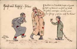 Delcampe - Judaika Künstler-AK I-II (kleiner Eckknick) Judaisme - Jewish