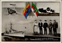 Delcampe - Marine HELGOLAND Zeppelin I-II Dirigeable - Marines