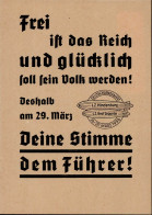 Delcampe - ZEPPELINPOST Sieger 0402IV - FLUGBLATT DEUTSCHLANDFAHRT LZ HINDENBURG 1936 I-II - Zeppeline