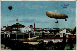 Delcampe - ILA Frankfurt 1909 I-II (kleiner Einriss) - Zeppeline