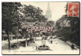 Delcampe - CPA Caen Boulevard Saint Pierre - Caen