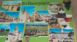 Delcampe - CPA CPSM REGION  BOURGOGNE   EN BOURGOGNE DIVERS VUES  ECRITE - Bourgogne