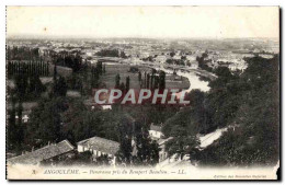 Delcampe - Angouleme CPA Panorama Pris Du Rempart Beaulieu - Angouleme