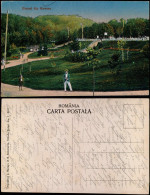 Delcampe - Postcard Băile Govora Parcul Parkanlage 1912 Romania Rumänien - Rumänien
