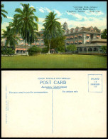 Delcampe - Jamaica Old Colour Postcard Back View Myrtle Bank Hotel, Kingston Palm Trees BWI - Jamaica